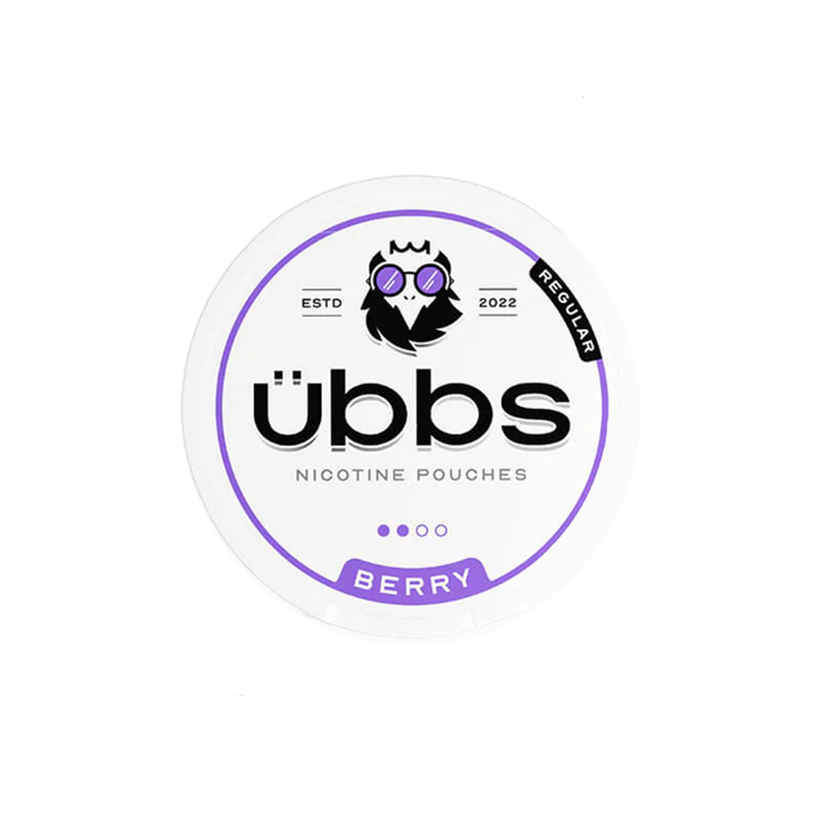UBBS Berry Nicotine Pouches - Regular Strength, Tobacco-Free and Discreet.