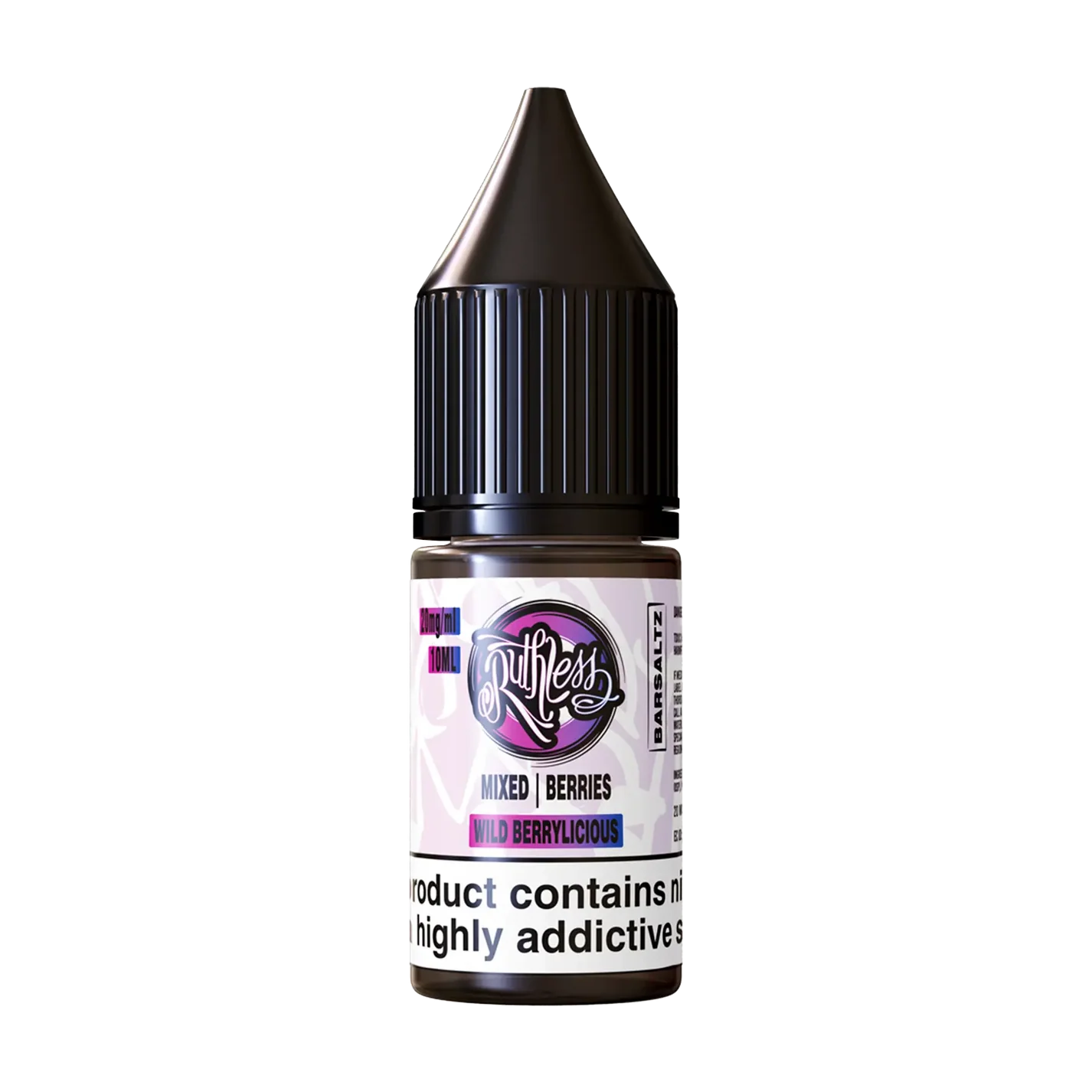 20mg Ruthless Barsaltz (Nic Salt) 10ml (50VG/50PG)