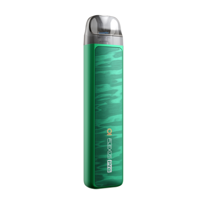 Aspire Flexus Pro Pod Vape Kit 30W in green, sleek and portable design.