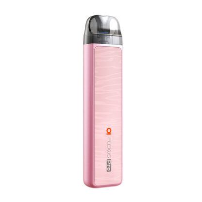 Aspire Flexus Pro Pod Vape Kit 30W, pen-style, sleek pink design.