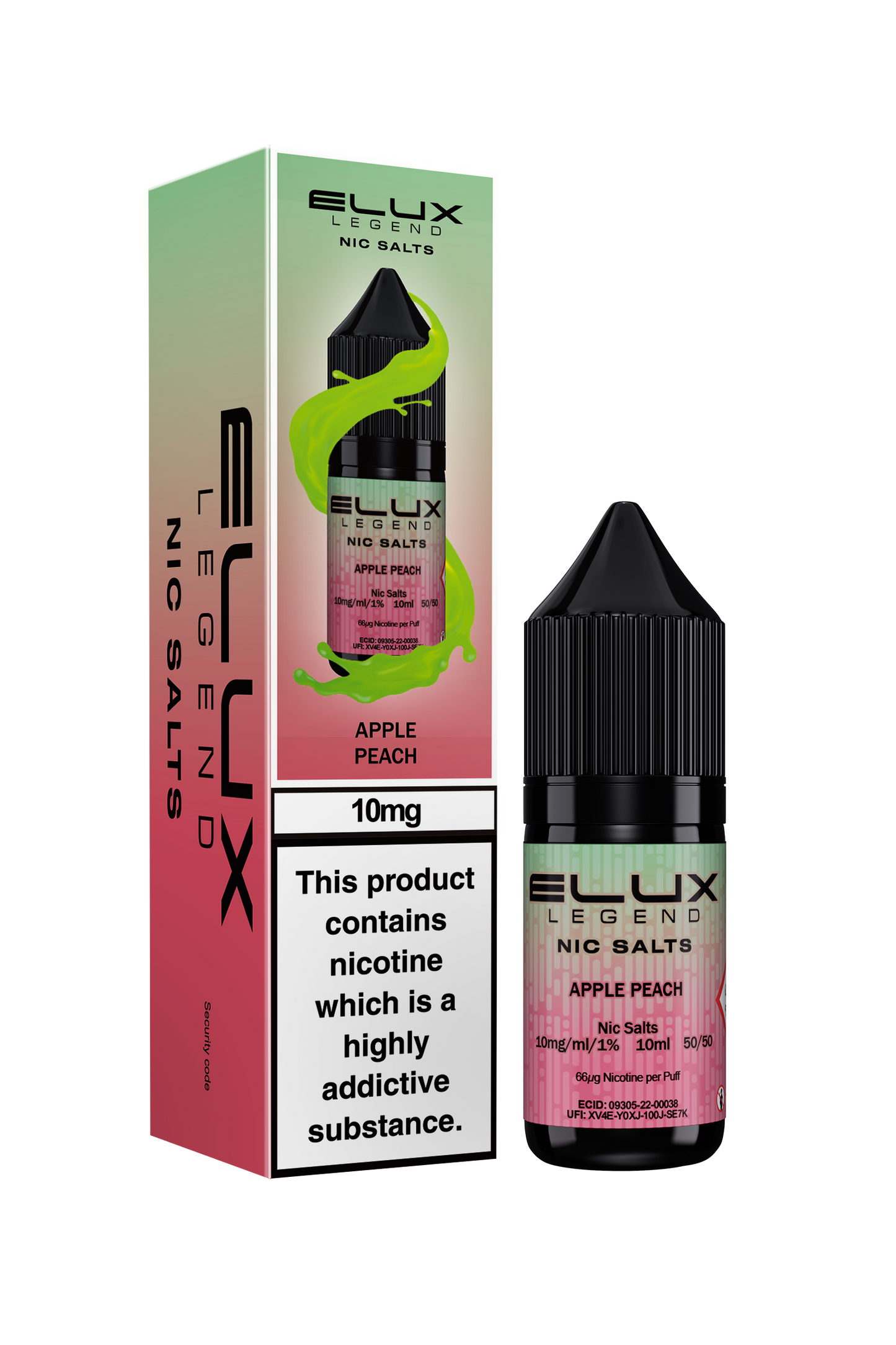 10mg Elux Legend Nic Salts 10ml (50VG/50PG)