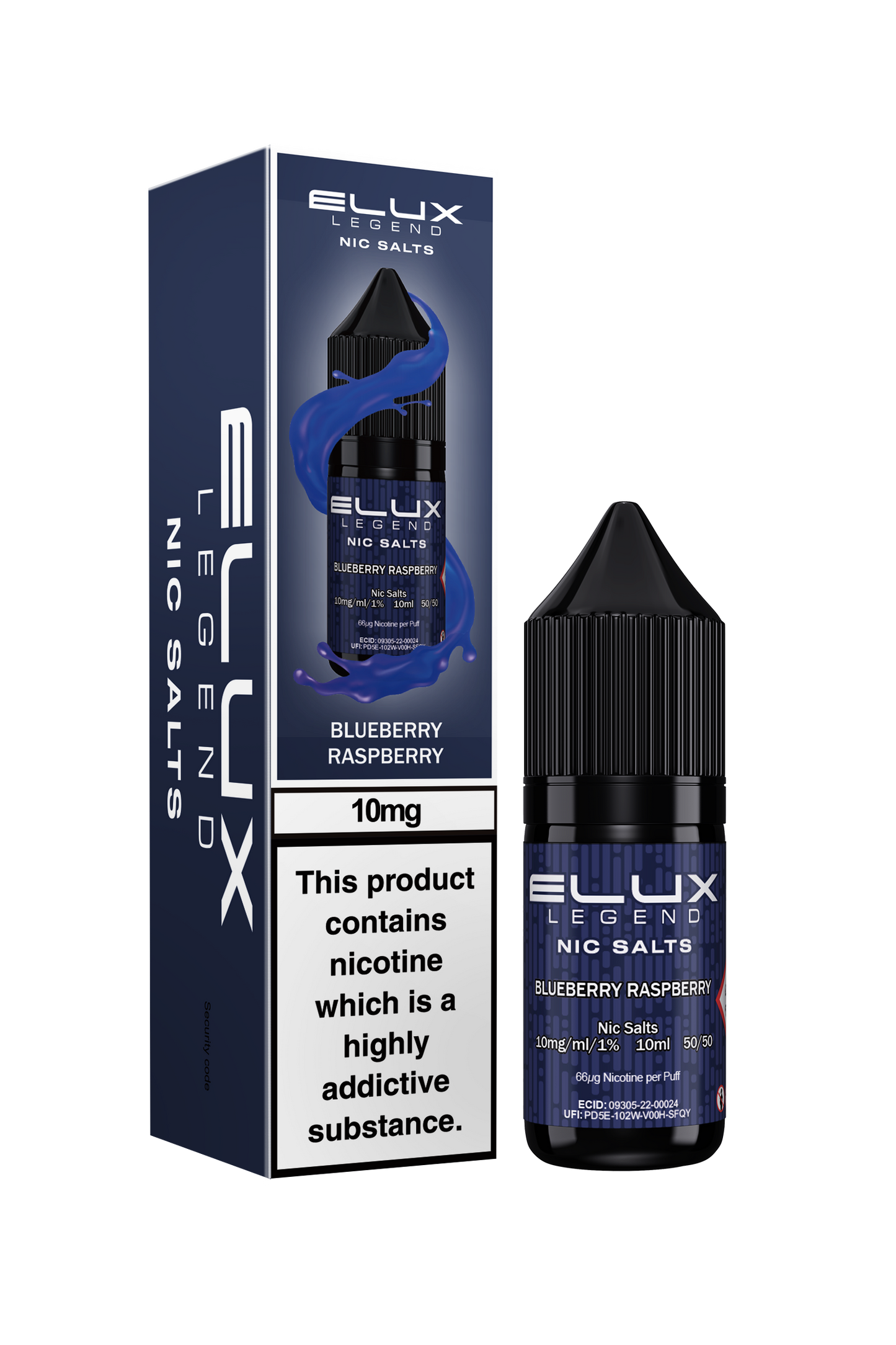 10mg Elux Legend Nic Salts 10ml (50VG/50PG)