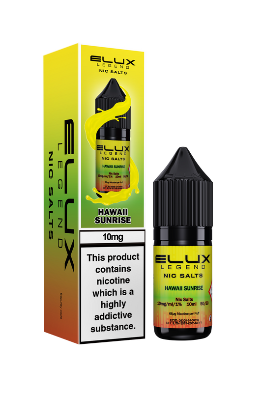 10mg Elux Legend Nic Salts 10ml (50VG/50PG)