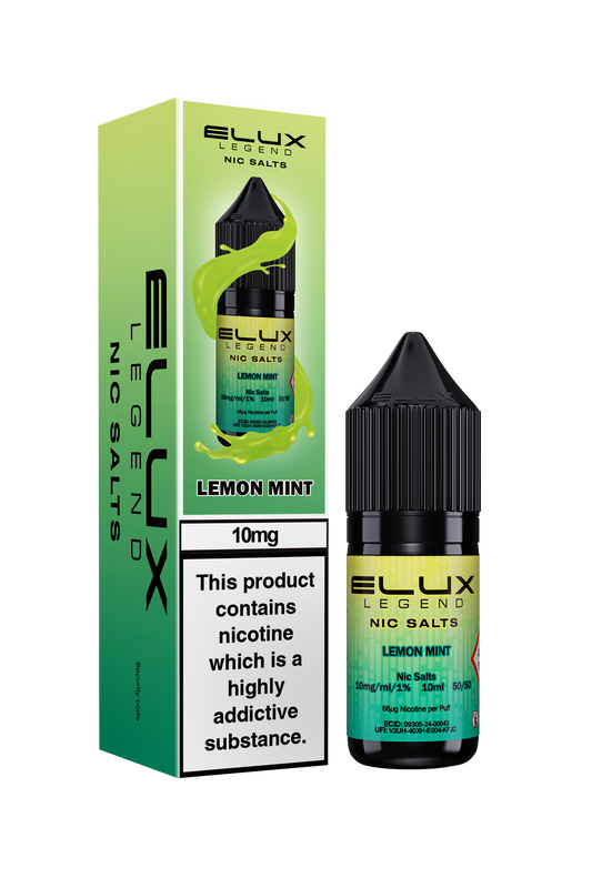 10mg Elux Legend Nic Salts 10ml (50VG/50PG)