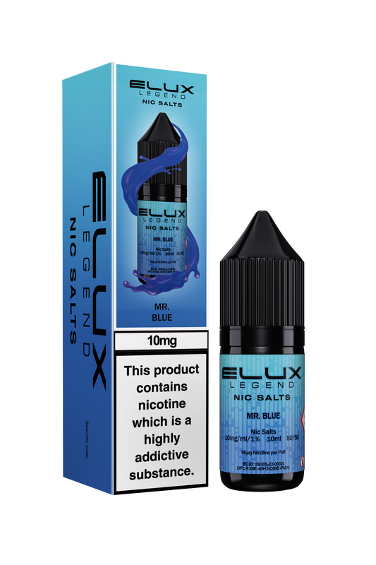 10mg Elux Legend Nic Salts 10ml (50VG/50PG)