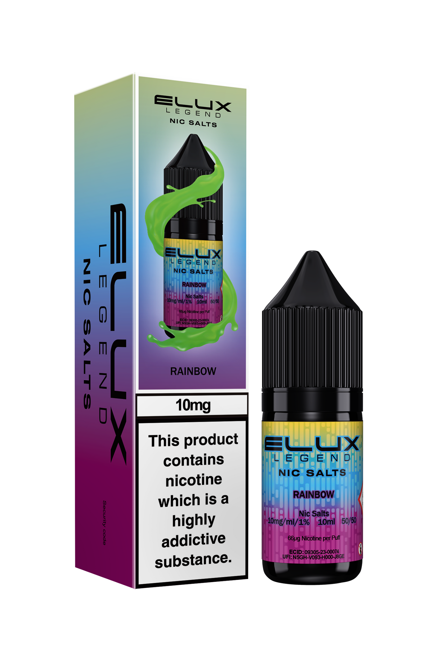 10mg Elux Legend Nic Salts 10ml (50VG/50PG)