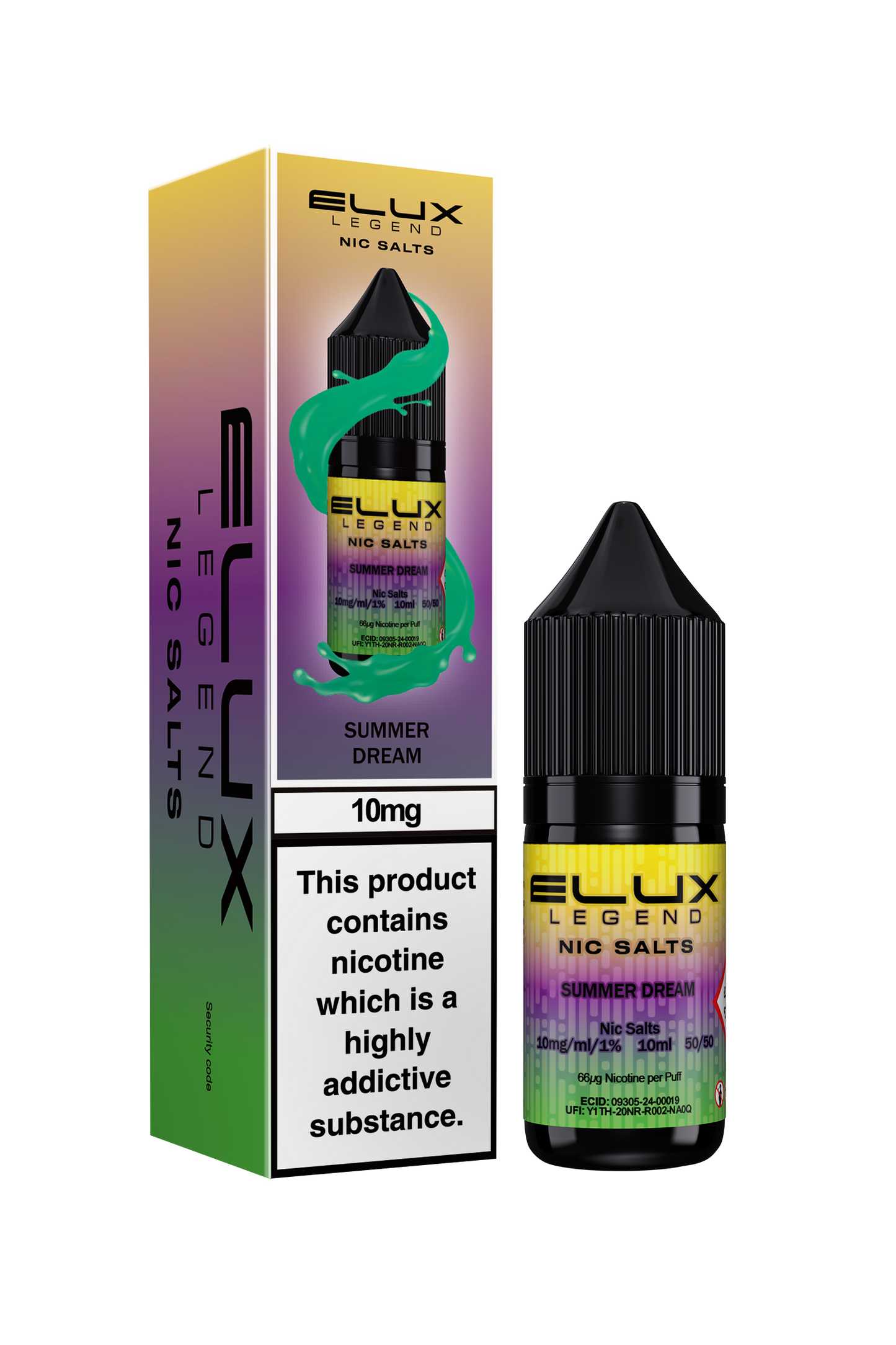 10mg Elux Legend Nic Salts 10ml (50VG/50PG)