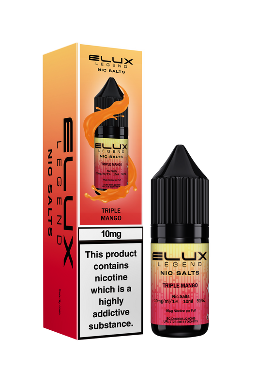 10mg Elux Legend Nic Salts 10ml (50VG/50PG)