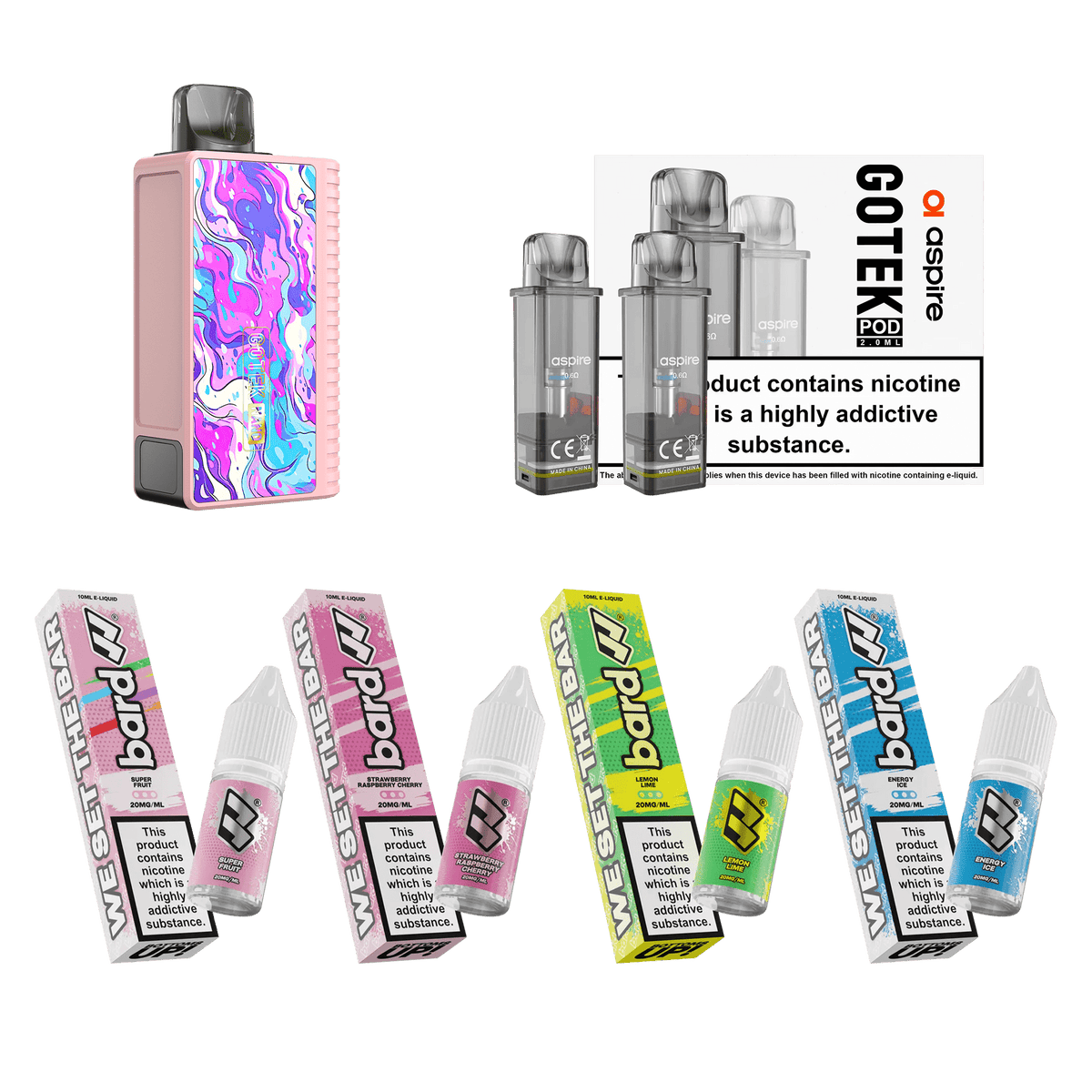 Aspire Gotek Nano Starter Bundle | Complete Vaping Kit Vapour Vista Aspire Gotek Nano Starter Bundle | Complete Vaping Kit Vapour Vista