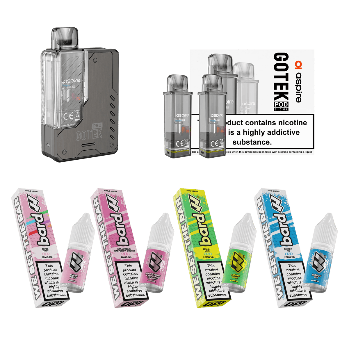 Aspire Gotek Pro Kit - Starter Bundle - Vapour Vista