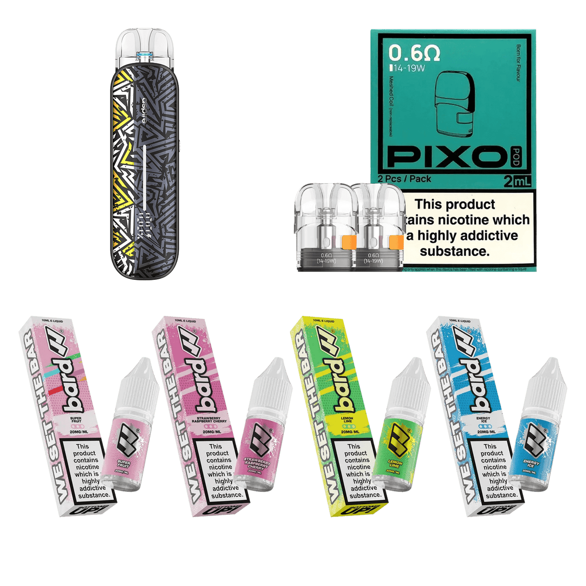 Aspire Pixo Aura - Starter Bundle - Vapour Vista