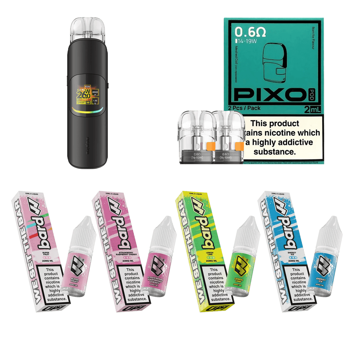 Aspire Pixo Neo - Starter Bundle - Vapour Vista