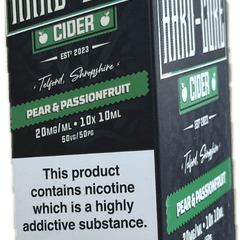 (Box Of 10) Hard - Core Cider 10ml 20mg Nicotine Salts - Vapour Vista