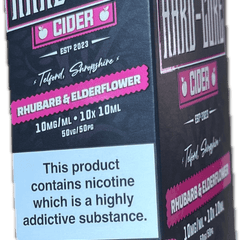 (Box Of 10) Hard - Core Cider 10ml 20mg Nicotine Salts - Vapour Vista