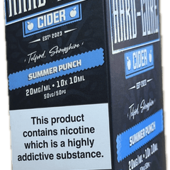 (Box Of 10) Hard - Core Cider 10ml 20mg Nicotine Salts - Vapour Vista