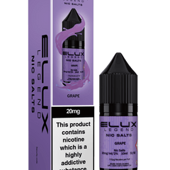 Elux Legend 20mg Nicotine Salts (50VG / 50PG - 10ml) - Vapour Vista