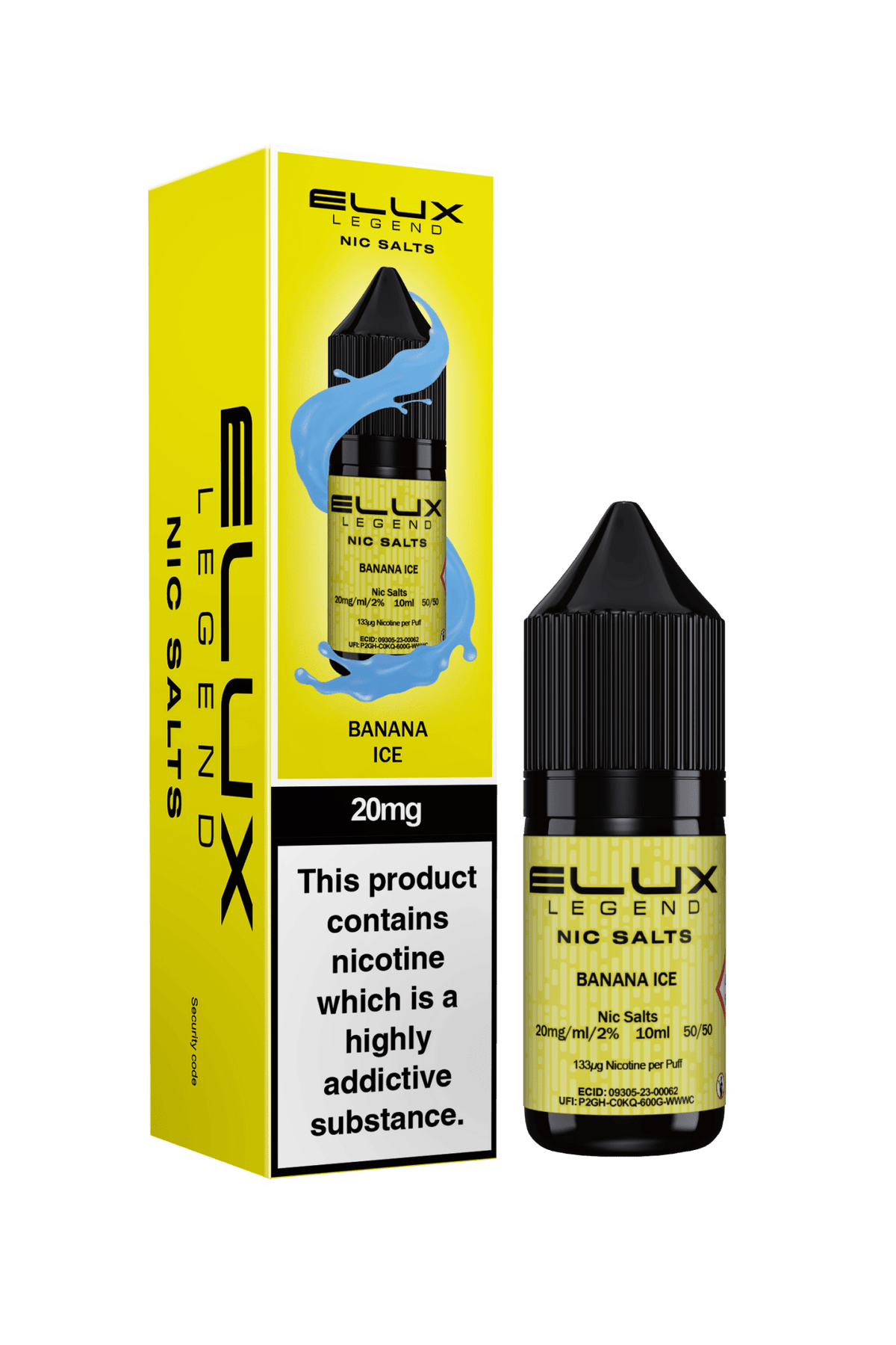 Elux Legend 20mg Nicotine Salts (50VG / 50PG - 10ml) - Vapour Vista