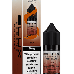 Elux Legend 20mg Nicotine Salts (50VG / 50PG - 10ml) - Vapour Vista