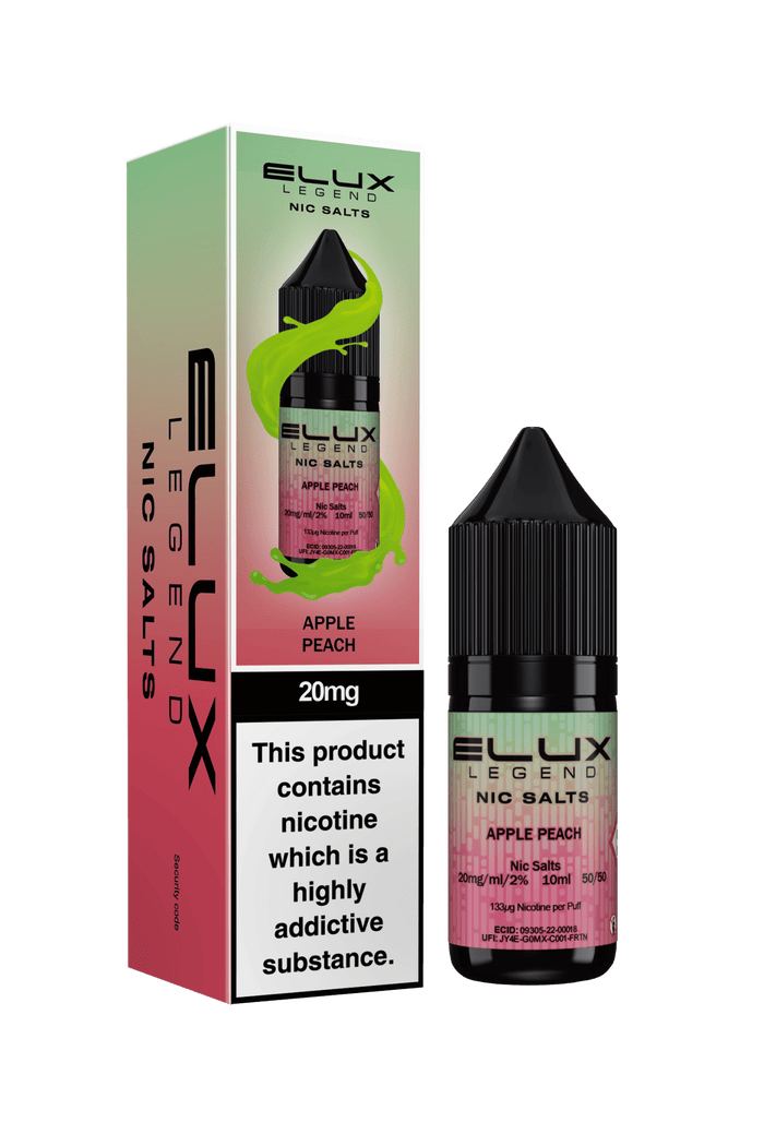 Elux Legend 20mg Nicotine Salts (50VG / 50PG - 10ml) - Vapour Vista