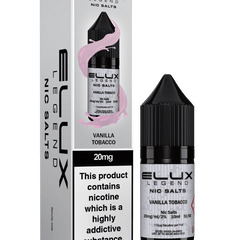 Elux Legend 20mg Nicotine Salts (50VG / 50PG - 10ml) - Vapour Vista