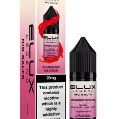 Elux Legend 20mg Nicotine Salts (50VG / 50PG - 10ml) - Vapour Vista
