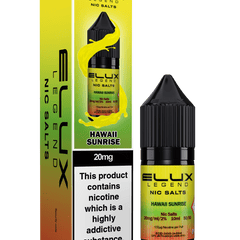Elux Legend 20mg Nicotine Salts (50VG / 50PG - 10ml) - Vapour Vista