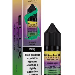 Elux Legend 20mg Nicotine Salts (50VG / 50PG - 10ml) - Vapour Vista