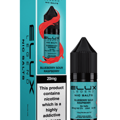 Elux Legend 20mg Nicotine Salts (50VG / 50PG - 10ml) - Vapour Vista
