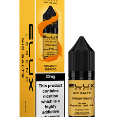 Elux Legend 20mg Nicotine Salts (50VG / 50PG - 10ml) - Vapour Vista