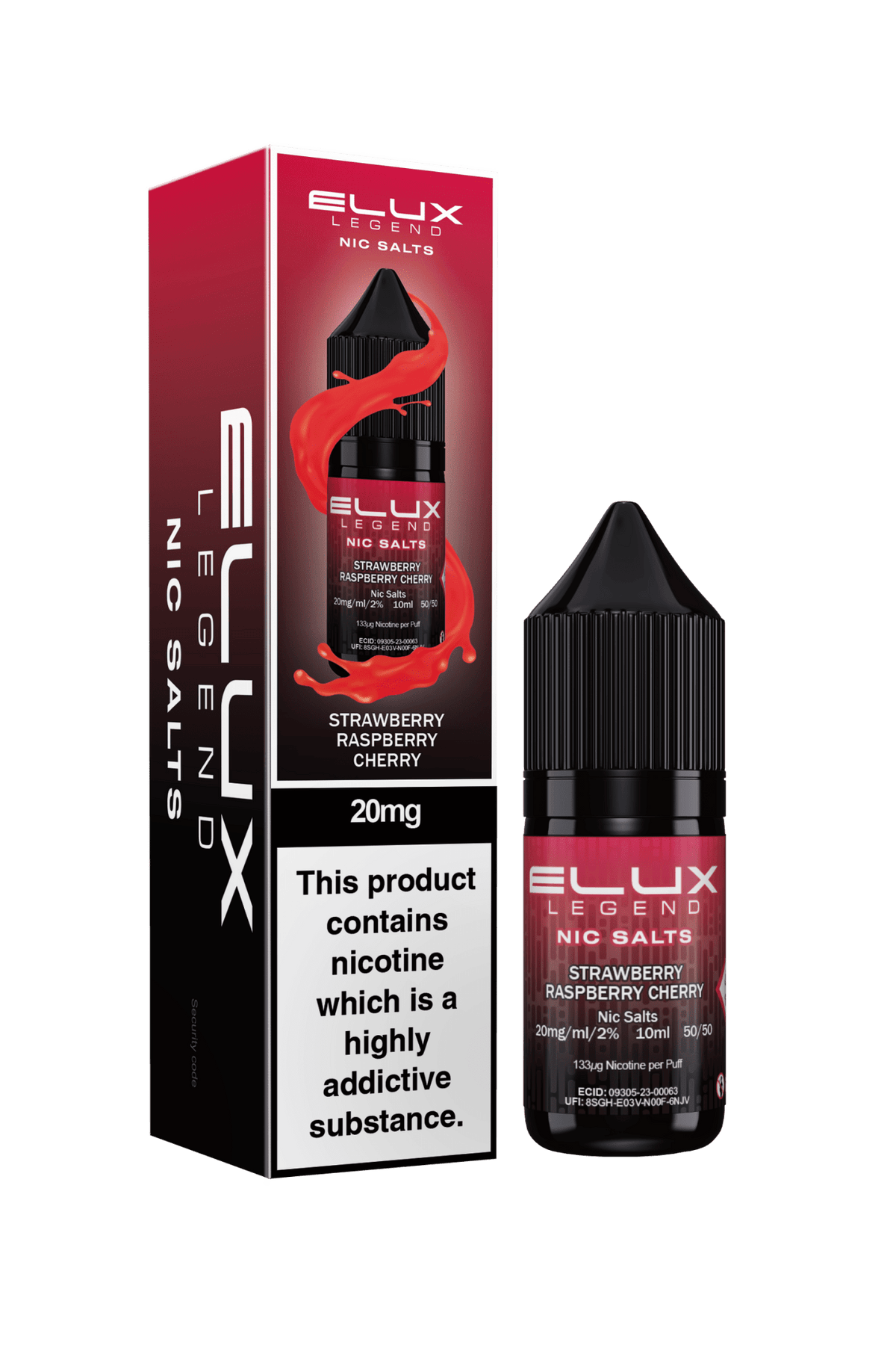 Elux Legend 20mg Nicotine Salts (50VG / 50PG - 10ml) - Vapour Vista