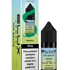 Elux Legend 20mg Nicotine Salts (50VG / 50PG - 10ml) - Vapour Vista