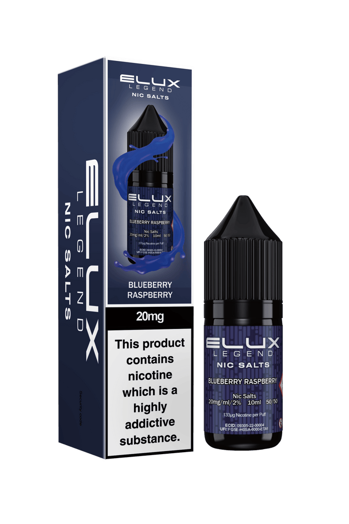 Elux Legend 20mg Nicotine Salts (50VG / 50PG - 10ml) - Vapour Vista