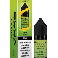Elux Legend 20mg Nicotine Salts (50VG / 50PG - 10ml) - Vapour Vista