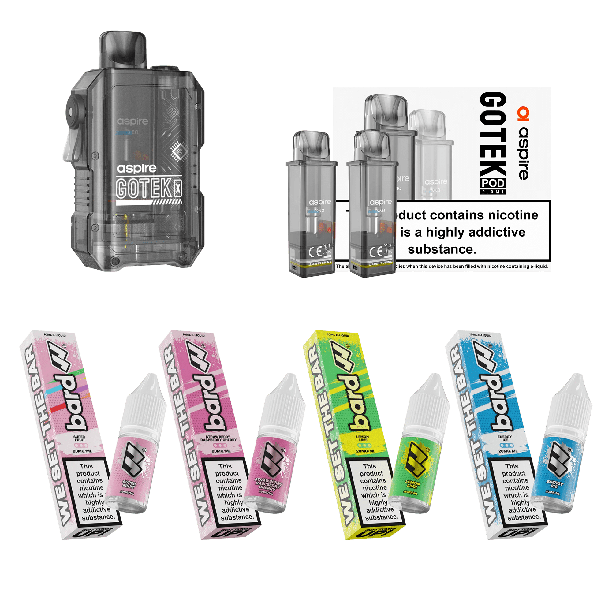 refillable vape hayati Aspire Gotek X III