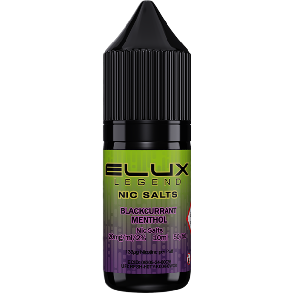 20mg Elux Legend Nic Salts 10ml (50VG/50PG)