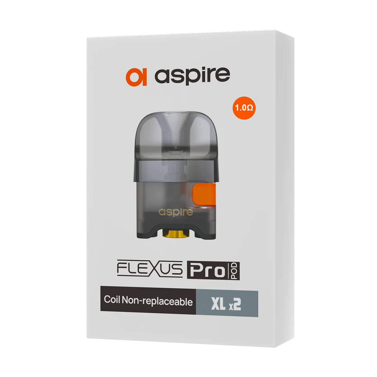 Aspire Flexus Pro Replacement Empty Pod with Built-In Coil packaging.