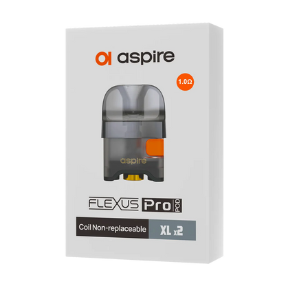 Aspire Flexus Pro Replacement Empty Pod with Built-In Coil packaging.