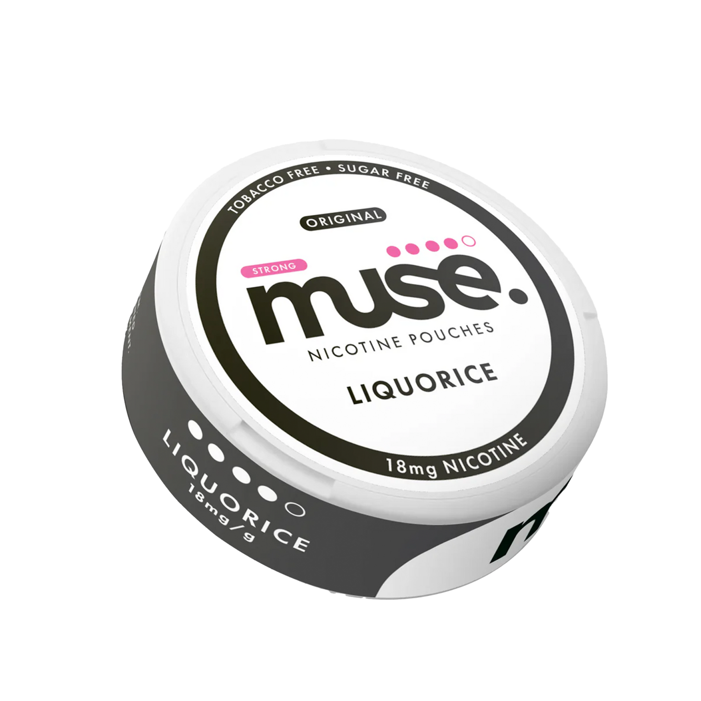 18mg Muse Nicotine Pouches, tobacco-free, strong nicotine hit.