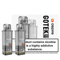 XL - Aspire Gotek Refillable Pods 2PCS 0.8Ω - Vapour Vista